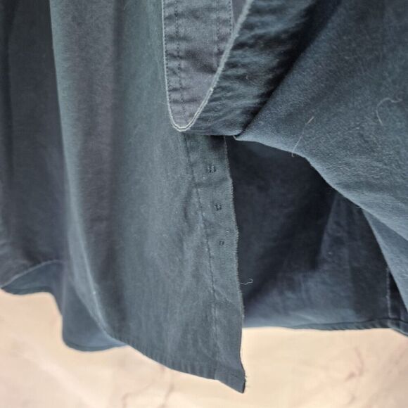 Vintage Hunting Shirt Mens XL Blue Button Down Shoulder Patch Brushpopper - Picture 12 of 14